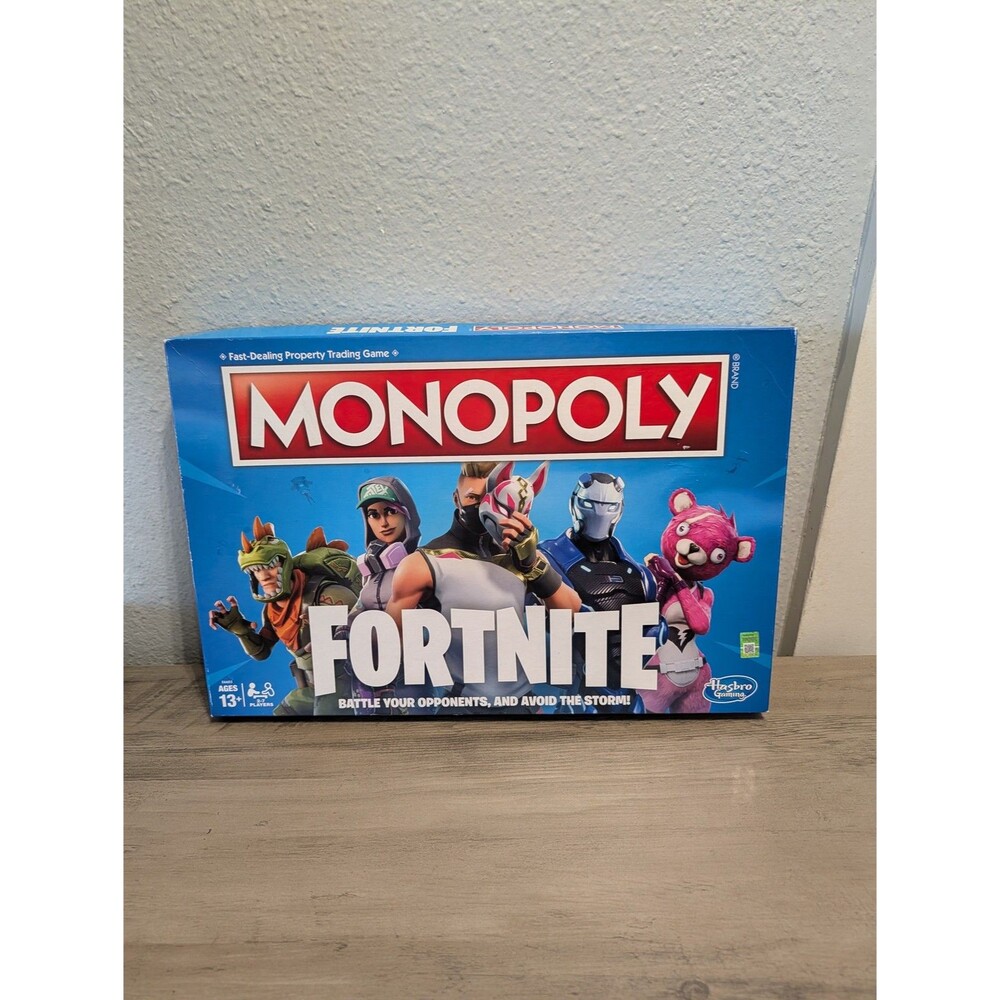 Monopoly Fortnite Edition Board Game Hasbro 2018 E6603 Blue Box 2-7